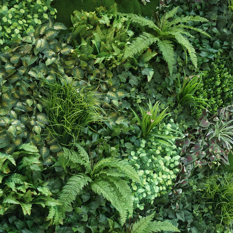 home and outdoor decoration garden wall covering cheap artificial plants vertical garden plastic green wall