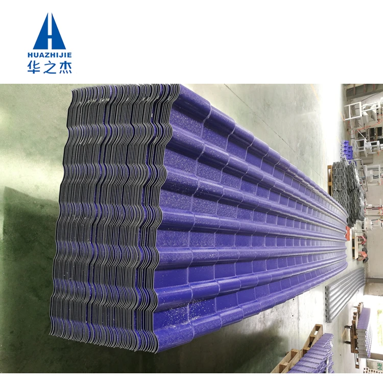 1050mm Residential Terracotta Spanish Synthetic Resin ASA PVC Roof