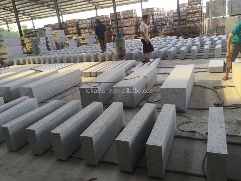 
China Cheap G603 Grey Granite Kerbs G603 Kerbstone 