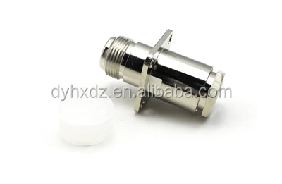 RF Coaxial Connector N Square Flange Jack Receptacle 4 holes mount panel