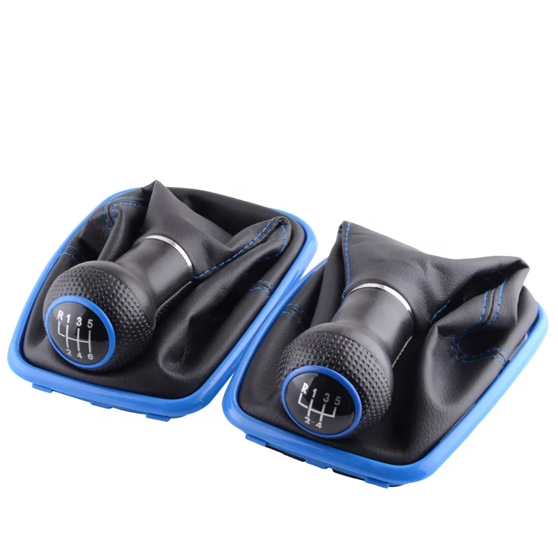 
5 / 6 Speed Car Gear Shift Knob Lever Shifter Gaitor Boot For Volkswagen 