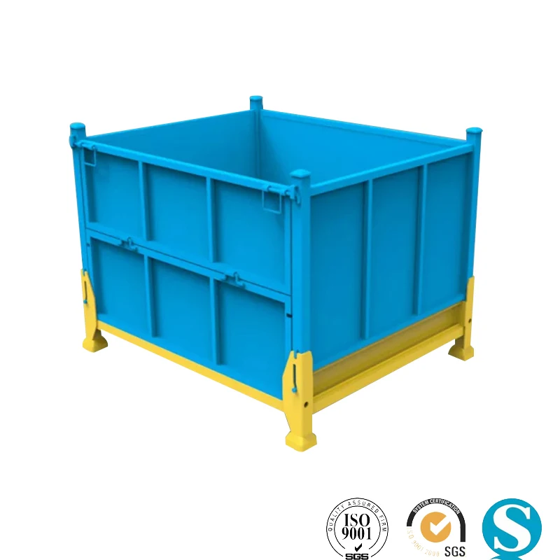 
1200*800*1000 Customized foldable wire stackable storage container 