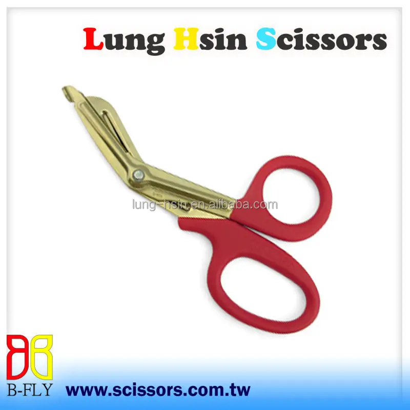 Taiwan Made Fluoride Coated First Aid Emergency Scissors