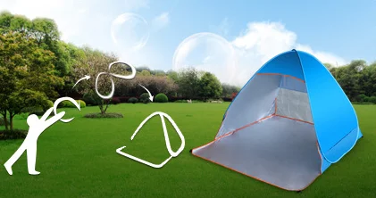 Niceway leisure style camping tent water proof lightweight  beach folding bed camping tent