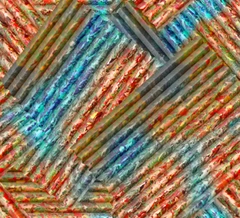 digitally printed silk fabric