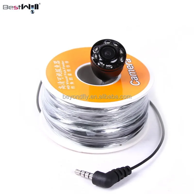 Видеокамера для подводной рыбалки HD 1000 TVL, камера для поиска рыбы CR006H с супер прочным кабелем 15 м, 20 м, 30 м