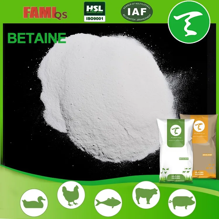Betaine anhydrous / rebtech betaine hcl feed grade / betaine fishing