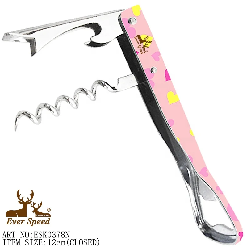 Multi functional Promotional Stainless steel wine bottle opener set