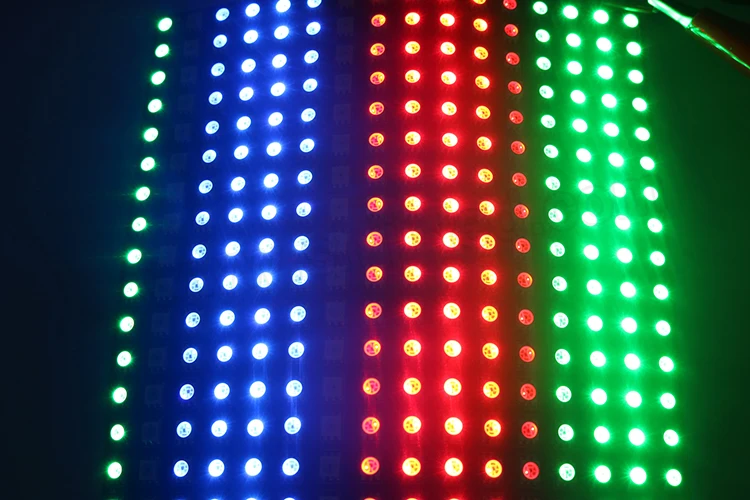 Apa102c светодиодная матричная панель 8x32 RGB светодиодные пиксели для рекламных экранов