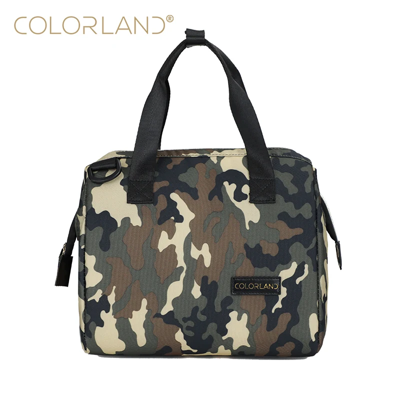 Colorland High Quality Insulated Waterproof Men Gray Cooler Lunch Bag