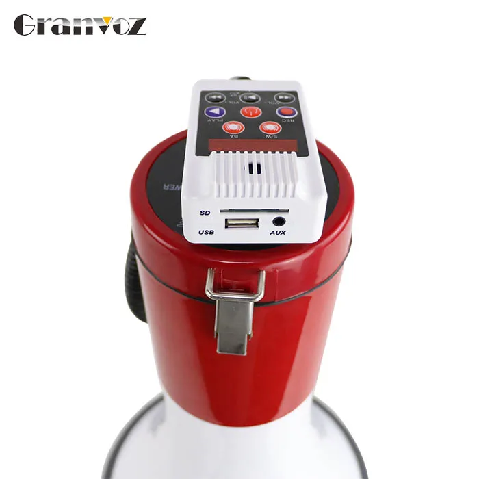 Полицейский Мегафон для патрулирования с записью и поддержкой USB высокомощный МегаФон