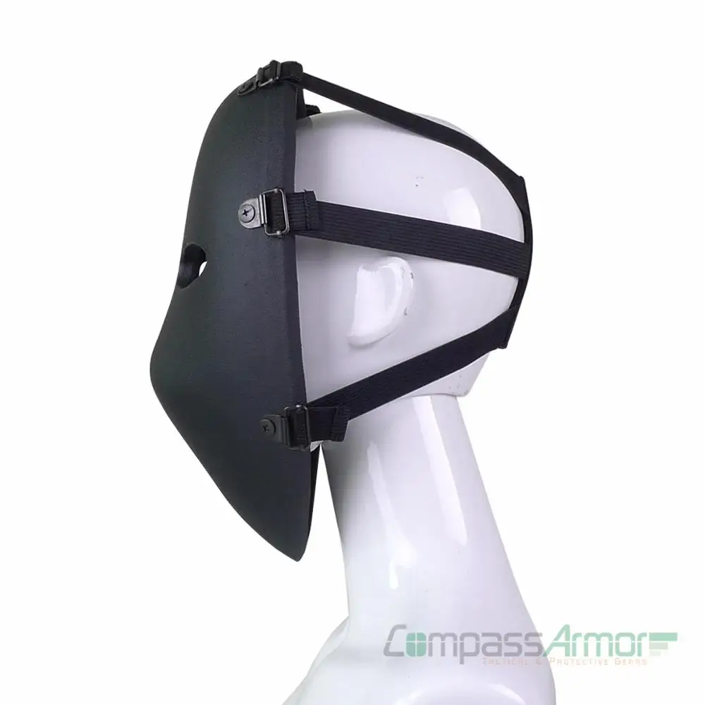 UHMWPE bulletproof material Full face mask for Police,Military,Security,Level NIJ IIIA, to stop 9mm,.44mag