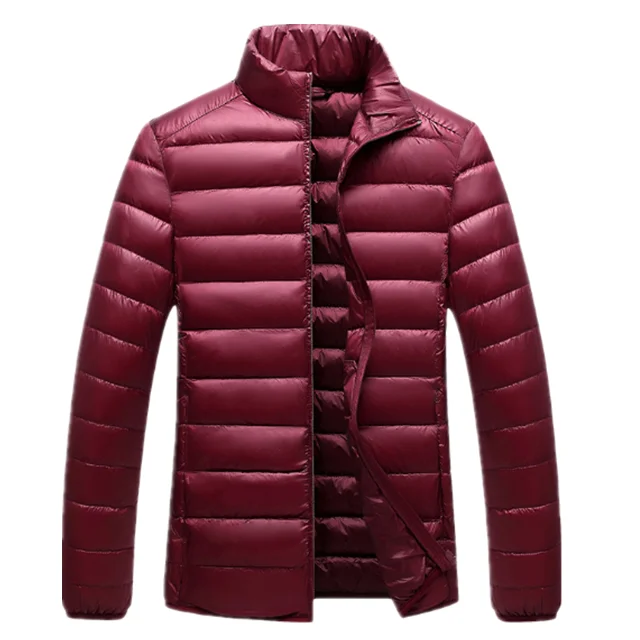  Складная Европейская зимняя очень легкая мужская куртка Closeout на гусином утином пуху с индивидуальным логотипом 2019