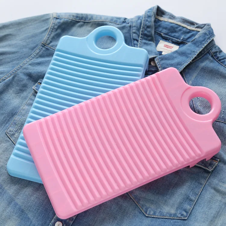 
Thickening Non-Slip Mini Small Size Hand Held Household Plastic Washboard 