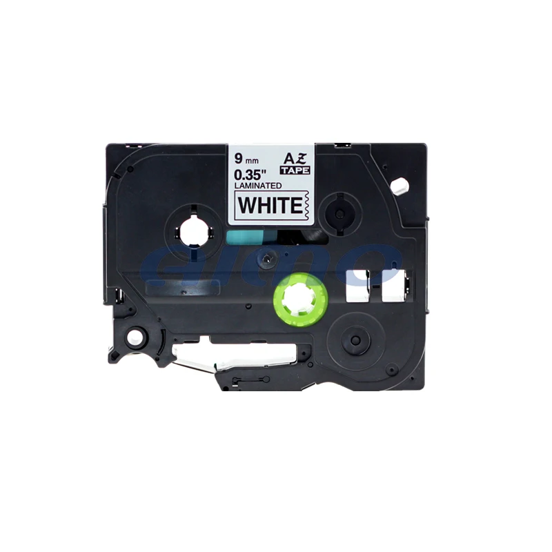 Aimo black on white cartridge 9 mm tze-221 cassette tapes for brother