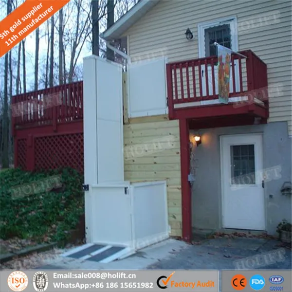 
Mini home elevator vertical wheelchair lift platform climbing lift 