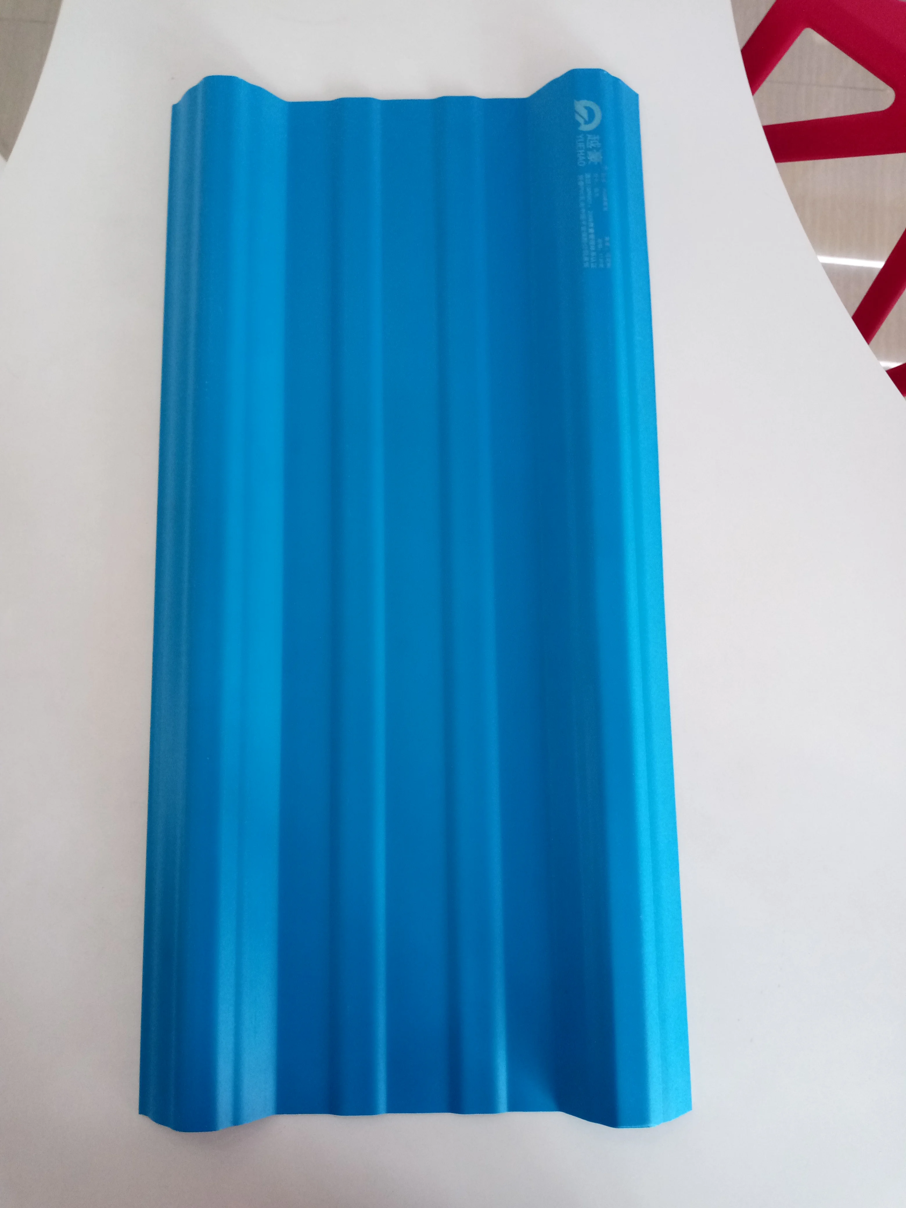 heat insulation 3Layers upvc roof sheet, corrugated plastic roofing sheet
