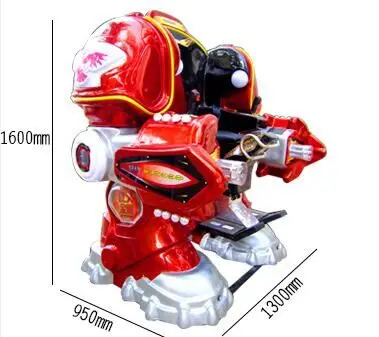 
amusement walking robot with music and laser fighting mode for adult and kiddie rides 