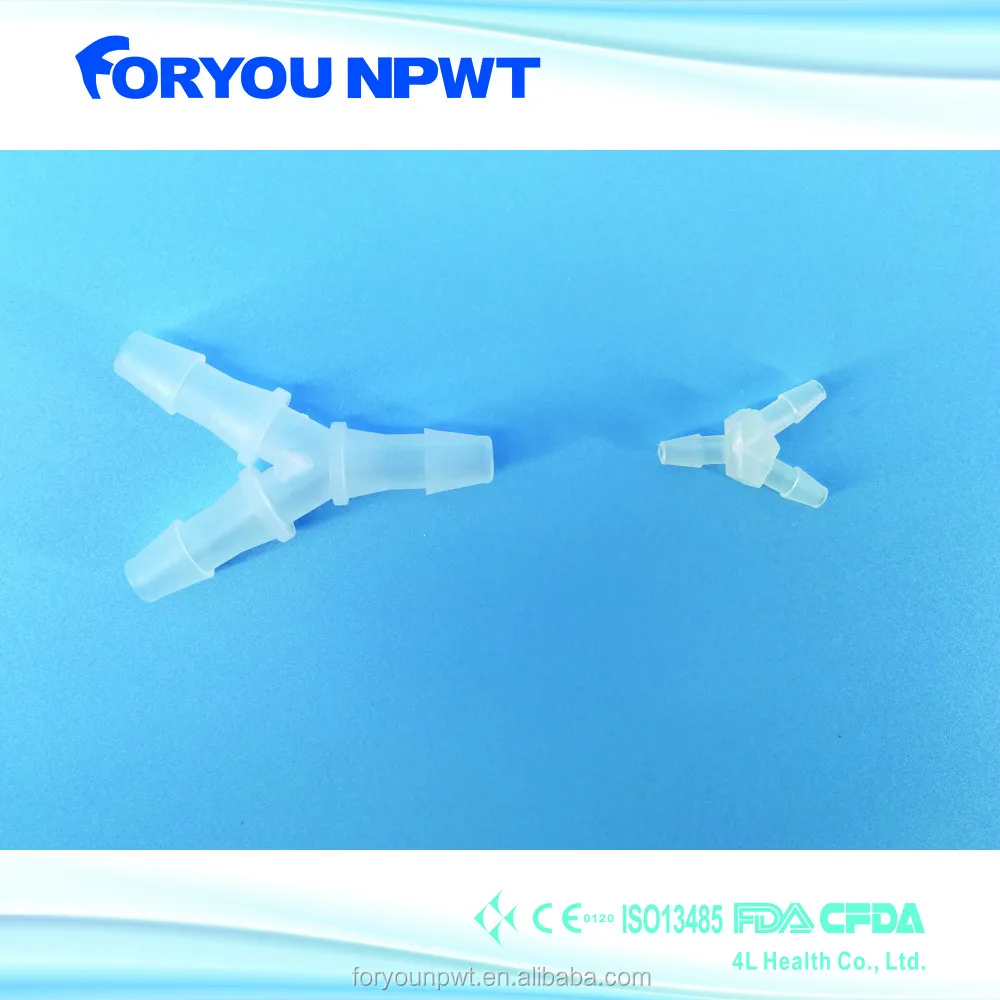 Y connector for NPWT dressing kits