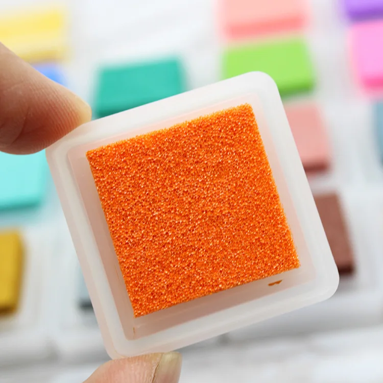 3*3 Wholesale custom DIY Multi Color Craft Finger Paint Ink Pad For Children