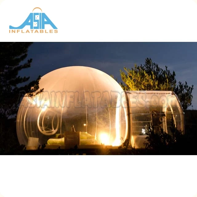 One Room Inflatable Clear Lawn Bubble Tent, Air Dome Igloo Tent for Outdoor