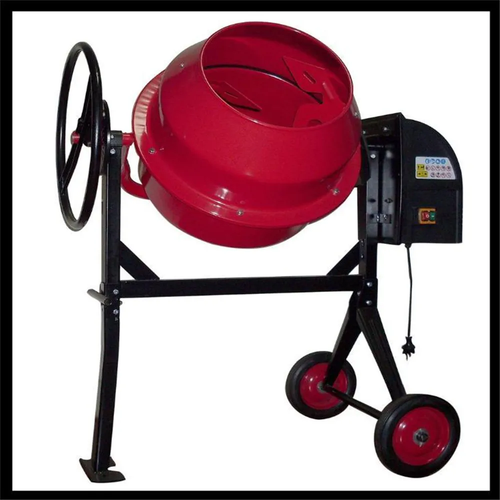 
Factory price small electric cement mixer 46L mini manual concrete mixer 