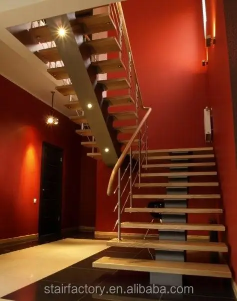 
Used indoor staircase Indoor solid wood staircase designs Indoor steel-solid wood staircase designs TS-260 