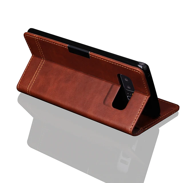 Flip stand Pu leather stand Mobile Phone case for Sansung note 8