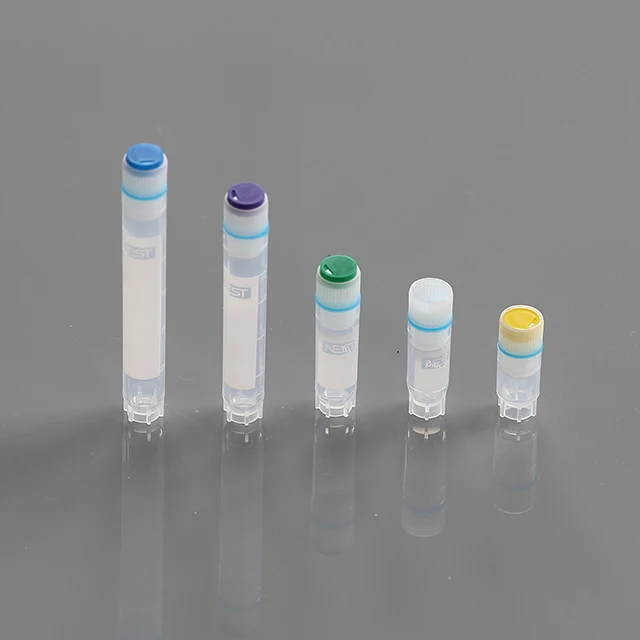 Sterilization External Thread Self- Standing 0.5ml Cryogenic Vial, 9*9/rack