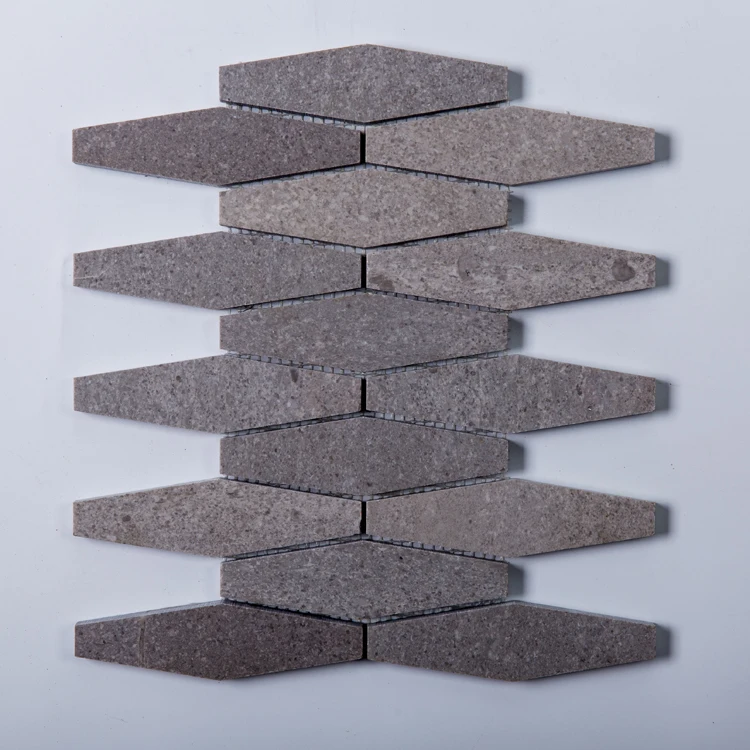 Antique Diamond shaped mosaic tile,Carrara White Backsplash Marble Mosaic Tile,Diamond Mosaic