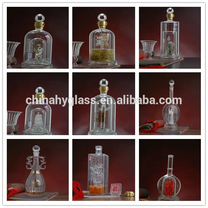 высокое качество стеклянная бутылка fancy/стеклянная бутылка молока, производитель продаё фантазии стеклянные бутылки