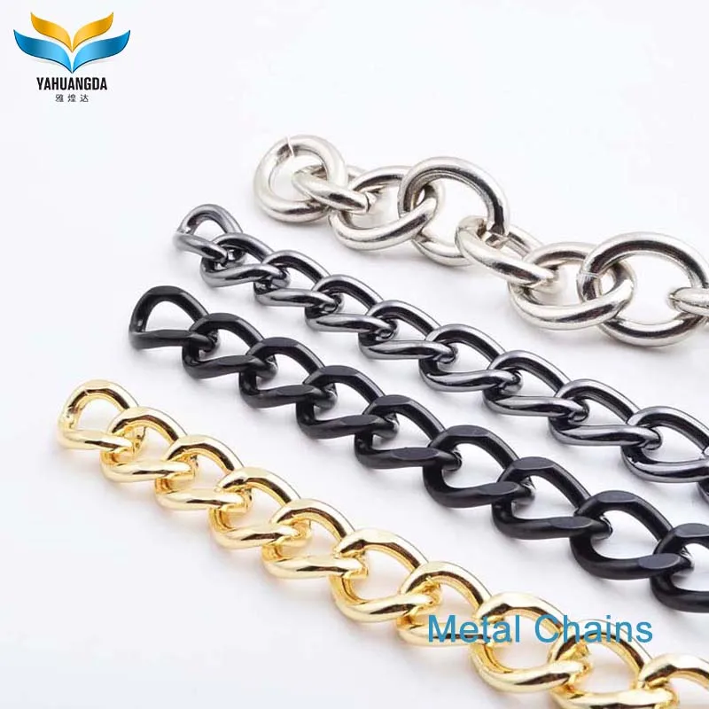Meral fashion women leather bag chain bag fittings iron chain aluminum chain for handbags