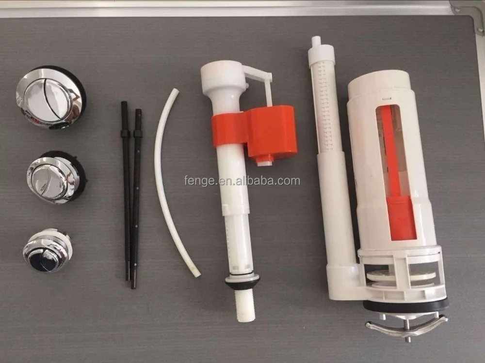 Sanitary Ware Spare Parts WC Toilet Parts Grey Color Flush Valve