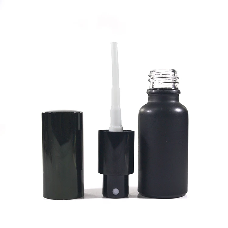 
perfume 5ml 10ml 15ml 30ml 50ml 60ml 100ml matte black glass spray bottle with pump sprayer 