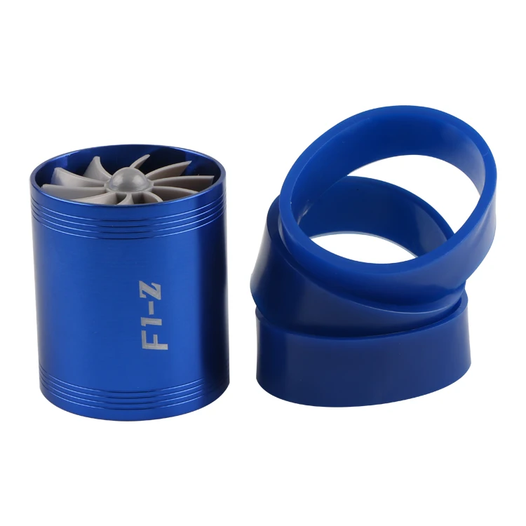 64mm x 75mm Car Air Filter Intake Fan Fuel Gas Saver Supercharger For Turbine Turbo Charger Turbocharger