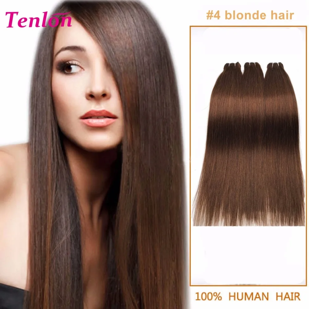 darling honey blonde brazilian hair weave #4 color 40 inch blonde human hair extensions
