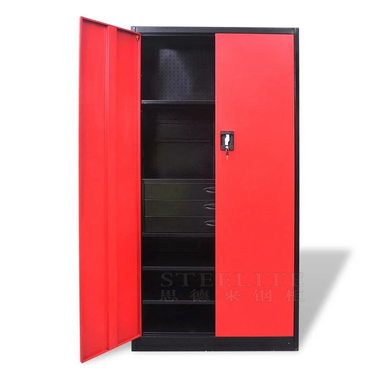 Handyman Heavy Duty Tool Storage Cabinet Steel Toolbox with Chests