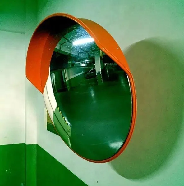 PC convex mirror 2025 hot sale road mirror 800 mm outside rear view mirror