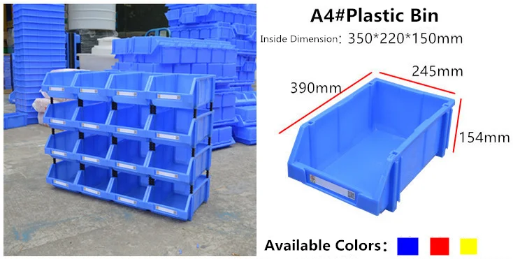 
Wholesale boltless rack small plastic storage bins 