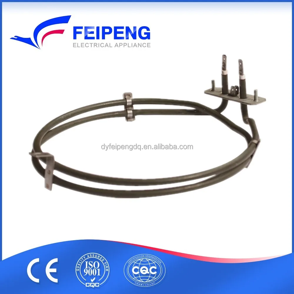 
Circular new type customized 1000w fans electric oven heating element 