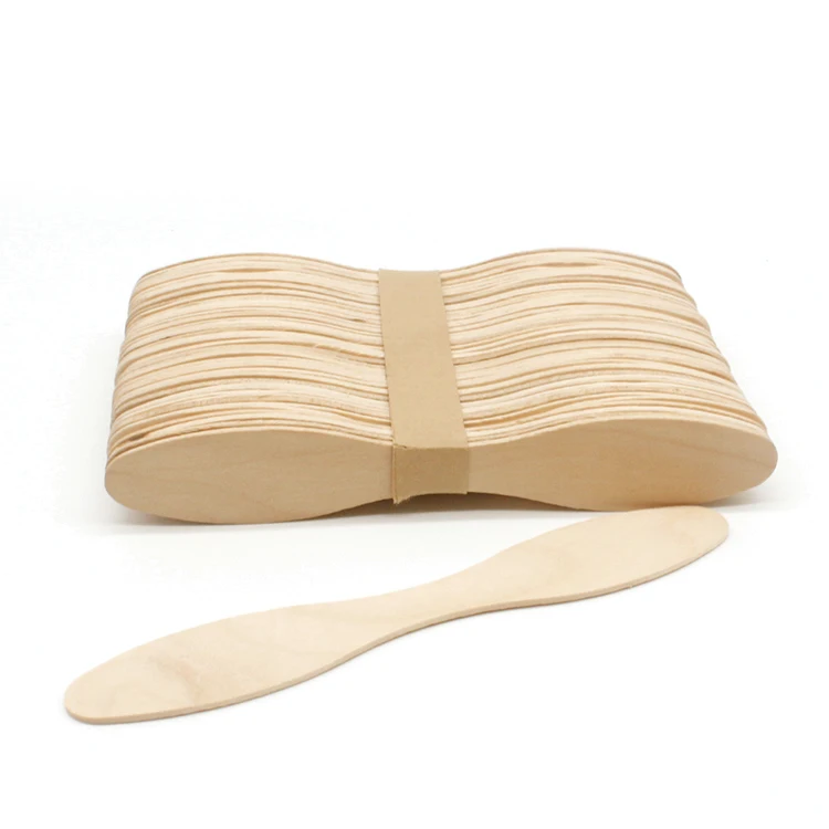 Wooden ice cream spoon/wooden ice cream spoon crafts/wood stick for ice cream