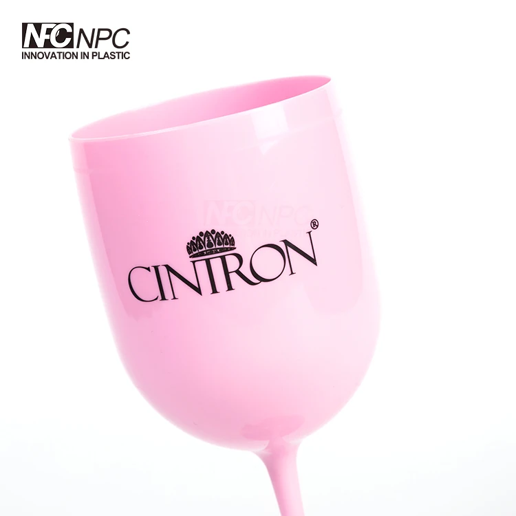 customized 16oz Acrylic PS Plastic Party Wedding Drinking Wine Champagne Glasses Cups Glass