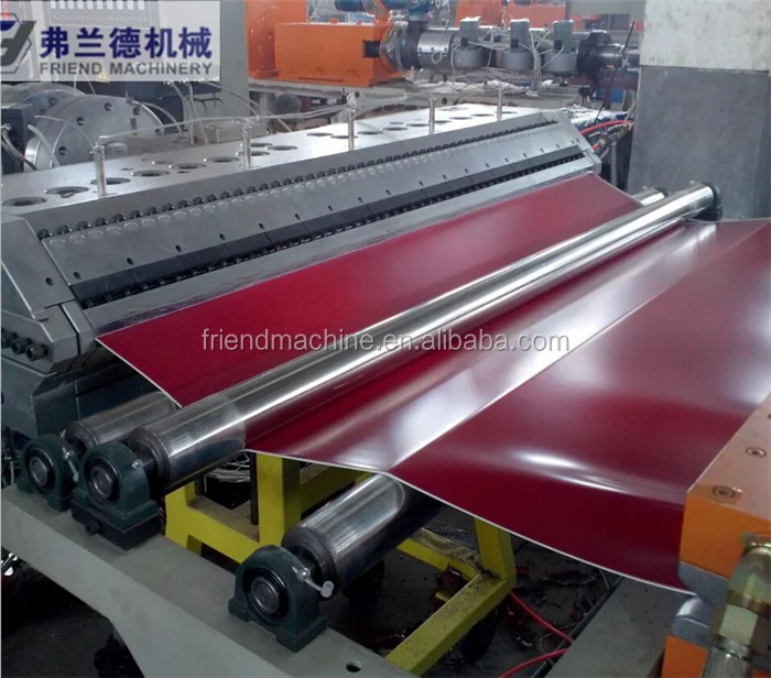 Машина для экструдирования листов гофрированной крыши из ПВХ/Производственная линия гофрированных листов из пластика