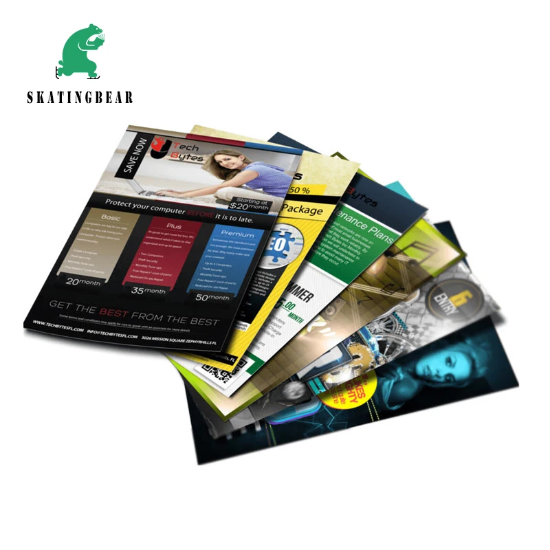 Restaurant Flyers Poster Leaflet Printing Service Art Paper Fast printing Fast delivery 210x285cm 157gsm