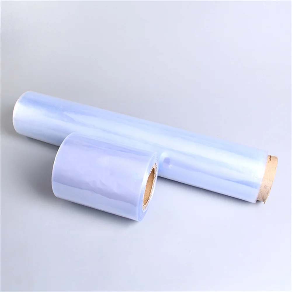 Clear PVC Heat Shrink Wrap Film for beverage bottle/Jar/cosmetic packaging