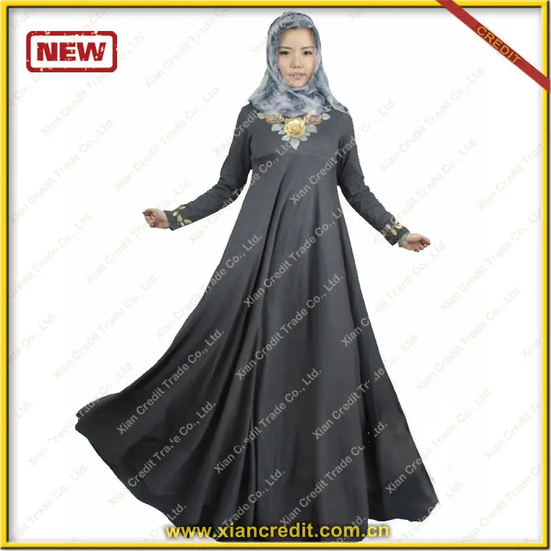 Модное мусульманское платье в турецком стиле