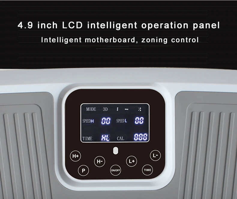 crazy fit massage vibrating plate exercise machine body building equipment professional