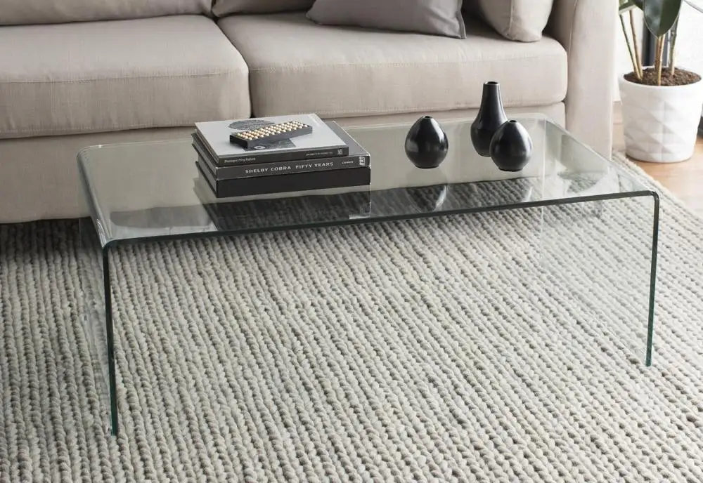 Современный дизайн горячая Распродажа дешевый стеклянный журнальный столик с животными