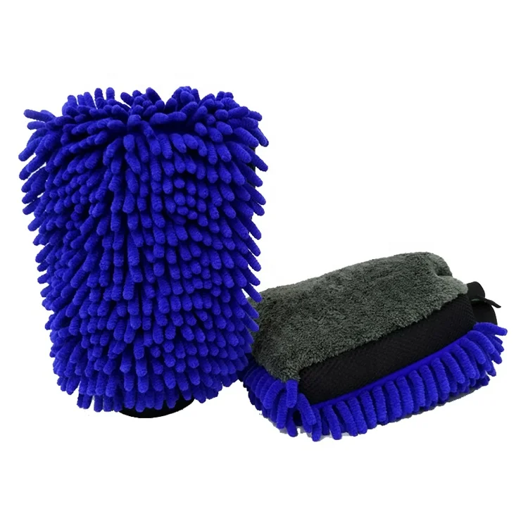 Wholesale best microfiber car wash cleaning mitt
