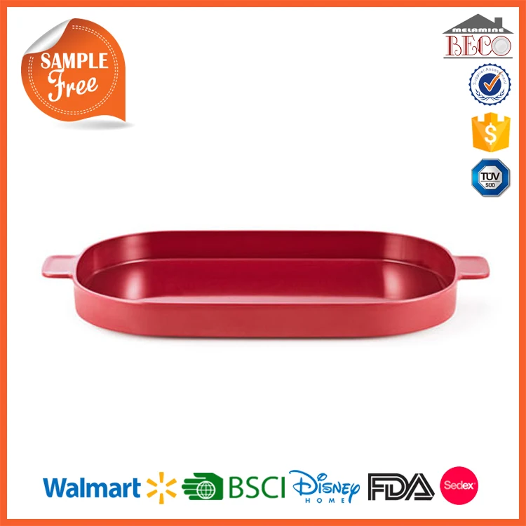 Wholesale SPA Black Melamine Hotel Amenity Tray with Custom design